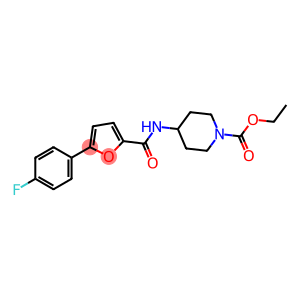 ethyl 4-{[5-(4-fluorophenyl)-2-furoyl]amino}-1-piperidinecarboxylate