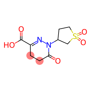 3-Pyridazinecarboxylic acid, 1,4,5,6-tetrahydro-6-oxo-1-(tetrahydro-1,1-dioxido-3-thienyl)-
