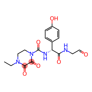 1-Piperazinecarboxamide, 4-ethyl-N-[1-(4-hydroxyphenyl)-2-oxo-2-[(2-oxoethyl)amino]ethyl]-2,3-dioxo-, (R)- (9CI)
