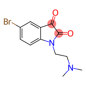5-bromo-1-[2-(dimethylamino)ethyl]-2,3-dihydro-1H-indole-2,3-dione