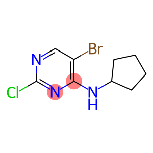 N-(5-Bromo-2-chloropyrimidin-4-yl)(cyclopentyl)amine