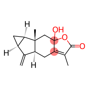 4a,5,5a,6,6a,6b,7,7a-Octahydro-7a-hydroxy-3,6b-dimethyl-5-methylenecycloprop[2,3]indeno[5,6-b]furan-2(4H)-one