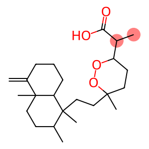 (2S)-2-[(3S,6S)-6-[2-[(1S,2R,4aα,8aβ)-Decahydro-1,2α,4a-trimethyl-5-methylenenaphthalen-1β-yl]ethyl]-6-methyl-1,2-dioxan-3-yl]propanoic acid