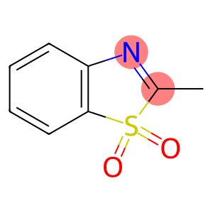 Benzothiazole, 2-methyl-, 1,1-dioxide (9CI)