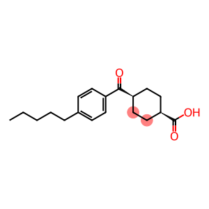 Cyclohexanecarboxylic acid, 4-(4-pentylbenzoyl)-, cis-