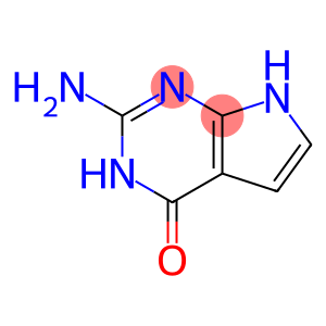 2-amino-4-hydroxypyrrolo(2,3-d)pyrimidine
