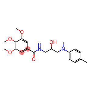 N-(2-Hydroxy-3-(methyl(4-methylphenyl)amino)propyl)-3,4,5-trimethoxybe nzamide