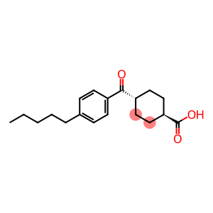 TRANS-4-(4-PENTYLBENZOYL)CYCLOHEXANECARBOXYLIC ACID