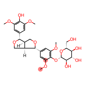(2S,3R,4S,5S,6R)-2-[4-[(3S,3aR,6S,6aR)-3-(4-hydroxy-3,5-dimethoxyphenyl)-1,3,3a,4,6,6a-hexahydrofuro[3,4-c]furan-6-yl]-2,6-dimethoxyphenoxy]-6-(hydroxymethyl)oxane-3,4,5-triol