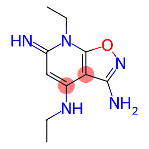 Isoxazolo[5,4-b]pyridine-3,4-diamine, N4,7-diethyl-6,7-dihydro-6-imino- (9CI)