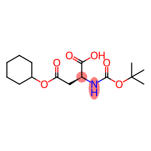 (3S)-3-[(tert-butoxycarbonyl)amino]-4-(cyclohexyloxy)-4-oxobutanoic acid (non-preferred name)