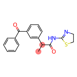 Benzeneacetamide, 3-benzoyl-N-(4,5-dihydro-2-thiazolyl)-α-methyl-