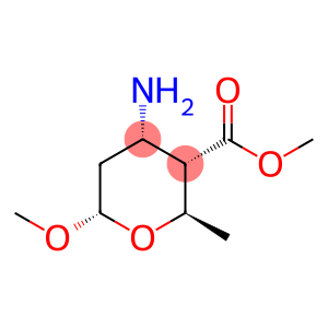 2H-Pyran-3-carboxylic acid, 4-aminotetrahydro-6-methoxy-2-methyl-, methyl ester, (2R,3S,4S,6S)-rel-