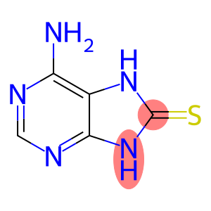 6-amino-7,9-dihydro-8H-purine-8-thione