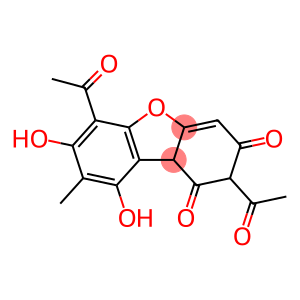 1,3(2H,9bH)-Dibenzofurandione, 2,6-diacetyl-7,9-dihydroxy-8-methyl-