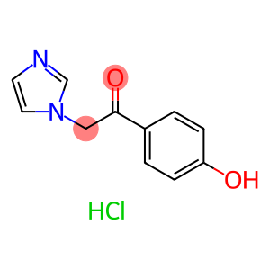 Ethanone, 1-(4-hydroxyphenyl)-2-(1H-imidazol-1-yl)-, hydrochloride (1:1)