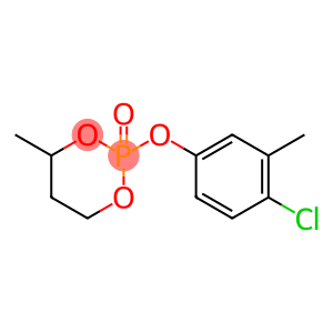 1-[(4-Chloro-m-tolyl)oxy]-3-methyl-2,6-dioxaphosphorinane 1-oxide