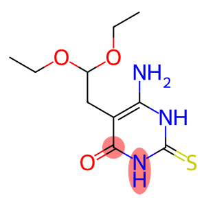 6-Amino-5(2,2-diethoxyethyl)-4-hydroxy-2-mercaptopyrimidine