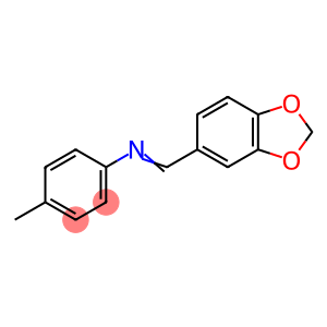 Benzenamine, N-(1,3-benzodioxol-5-ylmethylene)-4-methyl-