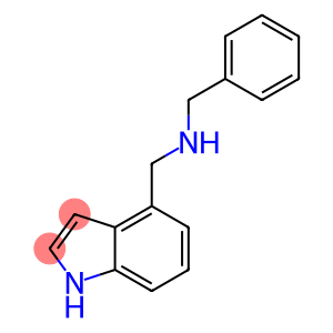1H-INDOLE-4-METHANAMINE, N-(PHENYLMETHYL)-