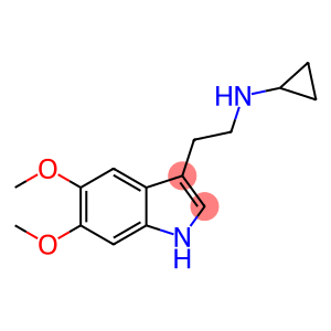 1H-Indole-3-ethanamine, N-cyclopropyl-5,6-dimethoxy-