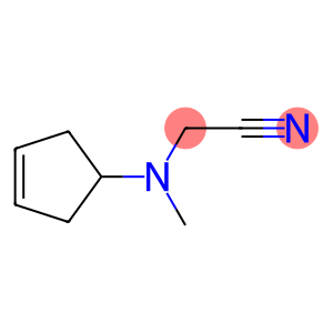 Acetonitrile, (3-cyclopenten-1-ylmethylamino)- (9CI)