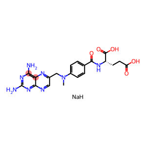 Disodium N-[4-[[(2,4-diamino-6-pteridinyl)methyl]methylamino]benzoyl]-L-glutamate