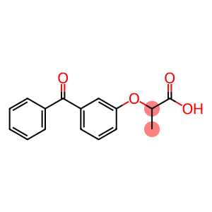 Propionic acid, 2-(m-benzoylphenoxy)-