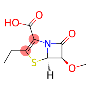 4-Thia-1-azabicyclo[3.2.0]hept-2-ene-2-carboxylicacid,3-ethyl-6-methoxy-7-oxo-,trans-(9CI)