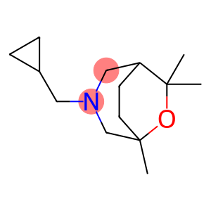3-(Cyclopropylmethyl)-5,7,7-trimethyl-6-oxa-3-azabicyclo(3.2.2)nonane
