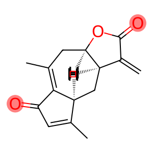 (3aR)-3,3a,4,4aα,9,9aα-Hexahydro-5,8-dimethyl-3-methyleneazuleno[6,5-b]furan-2,7-dione