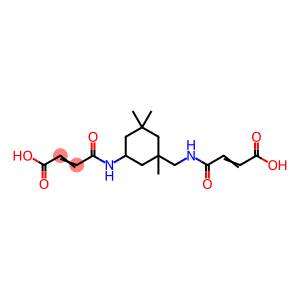 2-Butenoic acid, 4-[[3-[[(3-carboxy-1-oxo-2-propen-1-yl)amino]methyl]-3,5,5-trimethylcyclohexyl]amino]-4-oxo-