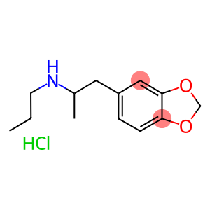 1,3-Benzodioxole-5-ethanamine, alpha-methyl-N-propyl-, hydrochloride