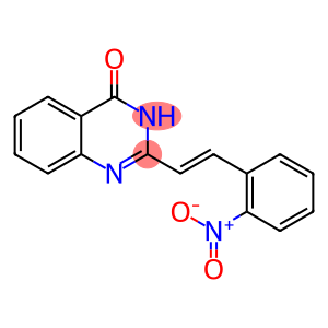 2-(2-{2-nitrophenyl}vinyl)-4(3H)-quinazolinone