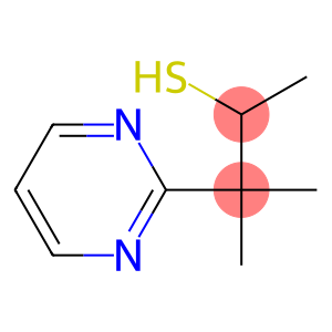 2-Pyrimidineethanethiol, -alpha-,-ba-,-ba--trimethyl- (9CI)