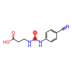 N-(4-cyanophenyl)-N'-(2-carboxyethyl)urea