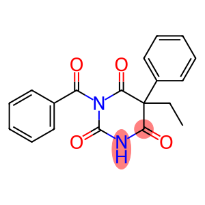 1-benzoyl-5-ethyl-5-phenyl-barbituricaci