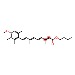 2,4,6,8-Nonatetraenoic acid, 9-(4-methoxy-2,3,6-trimethylphenyl)-3,7-dimethyl-, butyl ester, (2E,4E,6E,8E)-