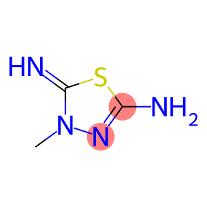 1,3,4-Thiadiazol-2-amine,4,5-dihydro-5-imino-4-methyl-(9CI)