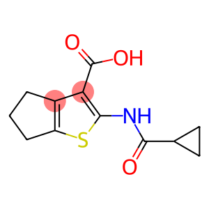 4H-Cyclopenta[b]thiophene-3-carboxylic acid, 2-[(cyclopropylcarbonyl)amino]-5,6-dihydro-