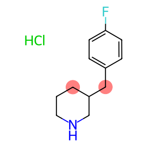 Piperidine, 3-[(4-fluorophenyl)methyl]-, hydrochloride