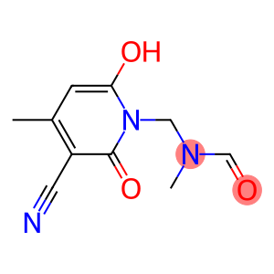 Formamide, N-[(3-cyano-6-hydroxy-4-methyl-2-oxo-1(2H)-pyridinyl)methyl]-N-methyl- (9CI)