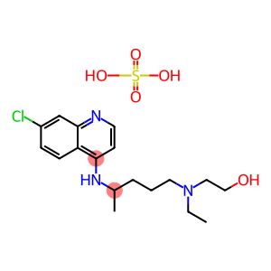 7-Chloro-4-[4-(N-ethyl-N-b-hydroxyethylamino)-1-methylbutylamino]quinoline  sulfate
