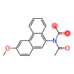 N-acetyl-N-(3-methoxyphenanthren-9-yl)acetamide