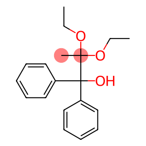 1-hydroxy-1,1-diphenyl-acetone-diethylacetal