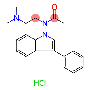 Acetamide, N-[2-(dimethylamino)ethyl]-N-(3-phenyl-1H-indol-1-yl)-, hydrochloride (1:1)