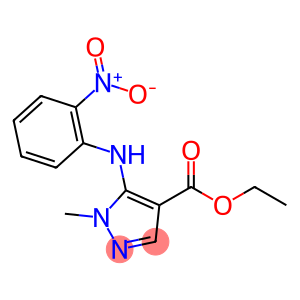 1-甲基-5-((2-硝基苯基)氨基)-1H-吡唑-4-甲酸乙酯