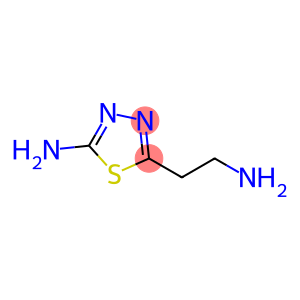 5-(2-aminoethyl)-1,3,4-thiadiazol-2-amine dihydrochloride(SALTDATA: 2HCl)
