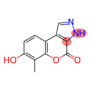 [1]Benzopyrano[3,4-c]pyrazol-4(3H)-one, 7-hydroxy-6-methyl- (9CI)