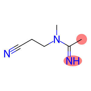 Ethanimidamide, N-(2-cyanoethyl)-N-methyl- (9CI)